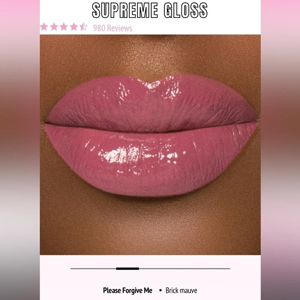 Jeffree Star Supreme Lip Gloss in Please Forgive Me, NEW!